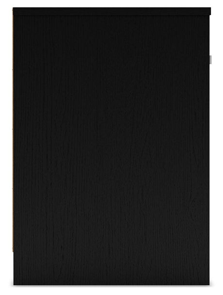 Finch Black Nightstand view 7