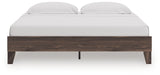 Calverson Brown King Platform Bed