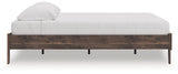 Calverson Brown King Platform Bed