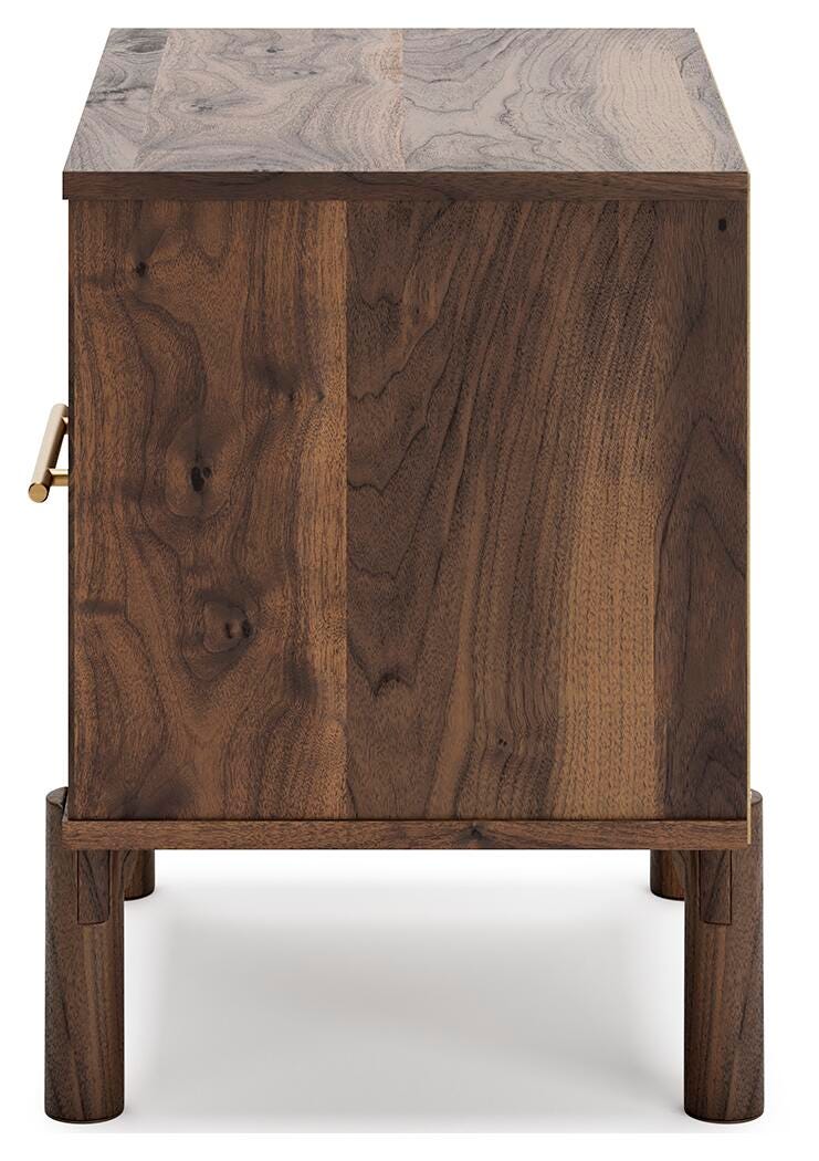 Calverson Mocha Nightstand view 3