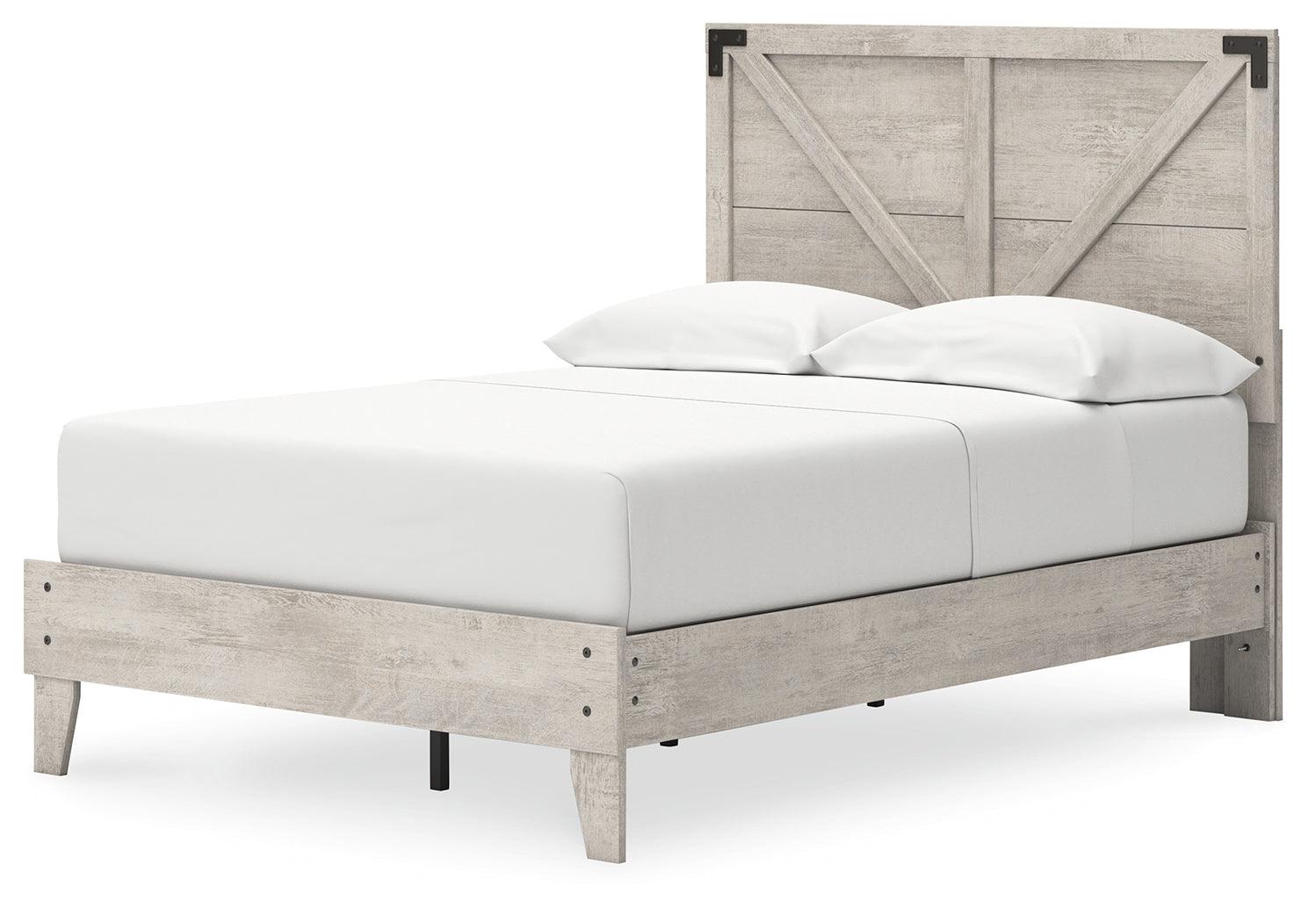 Shawburn Gray Full Platform Bed