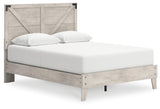 Shawburn Gray Queen Platform Bed