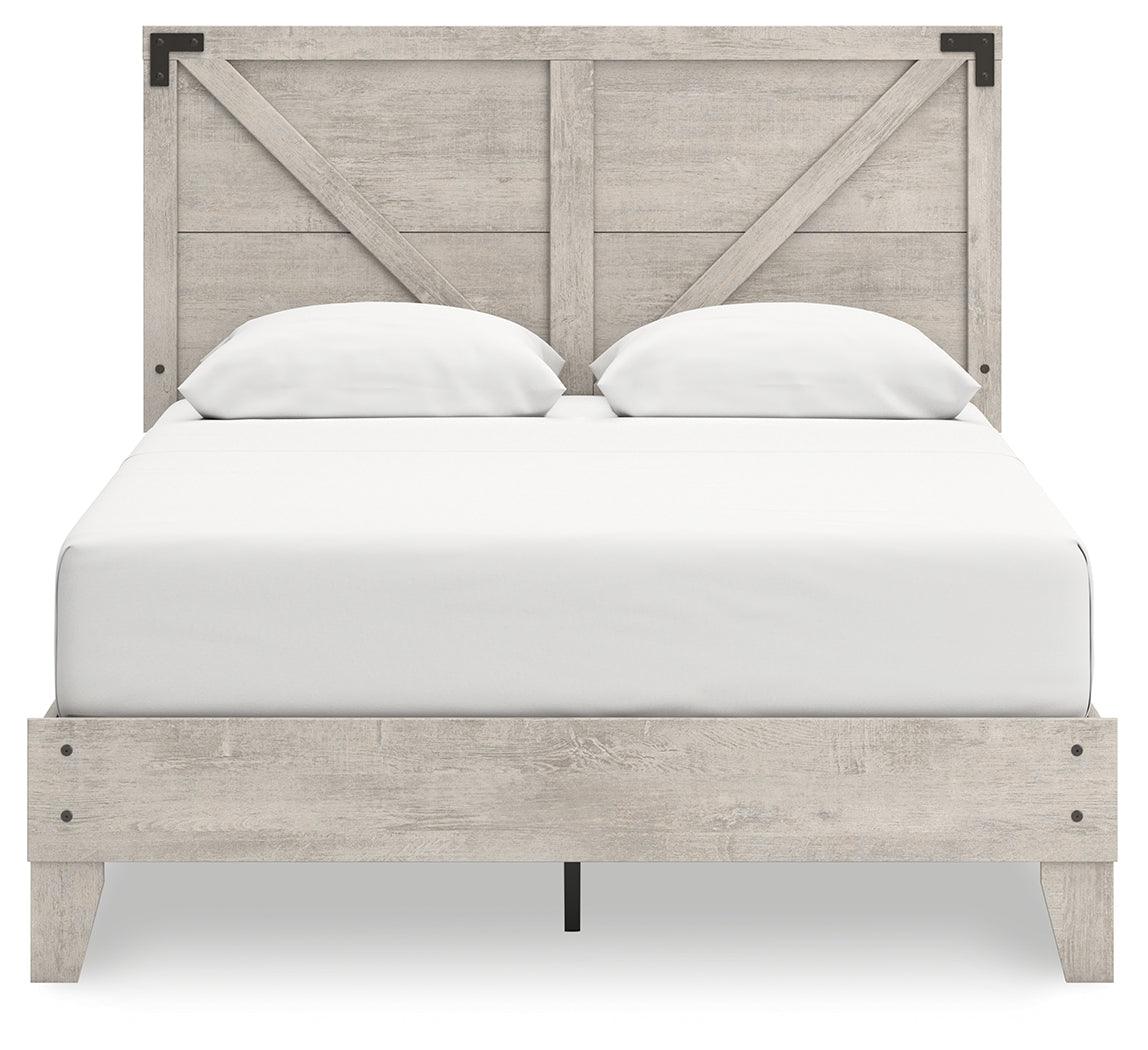 Shawburn Gray Queen Platform Bed