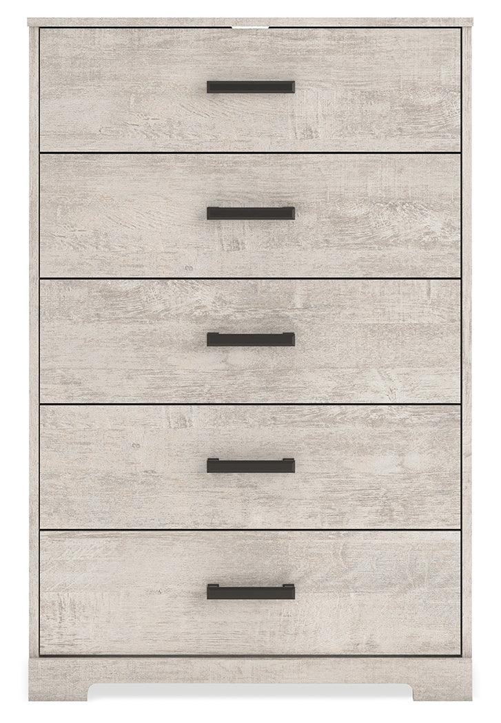 Shawburn Whitewash Chest of Drawers