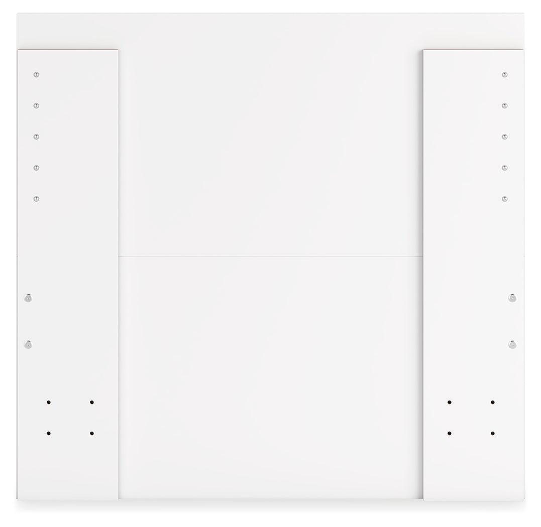 Onita White Twin Panel Platform Bed