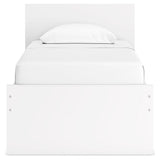 Onita White Twin Panel Platform Bed