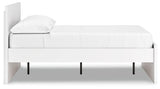 Onita White Full Panel Platform Bed