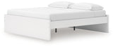 Onita White King Platform Bed