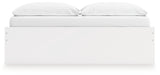 Onita White King Platform Bed