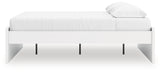 Onita White King Platform Bed
