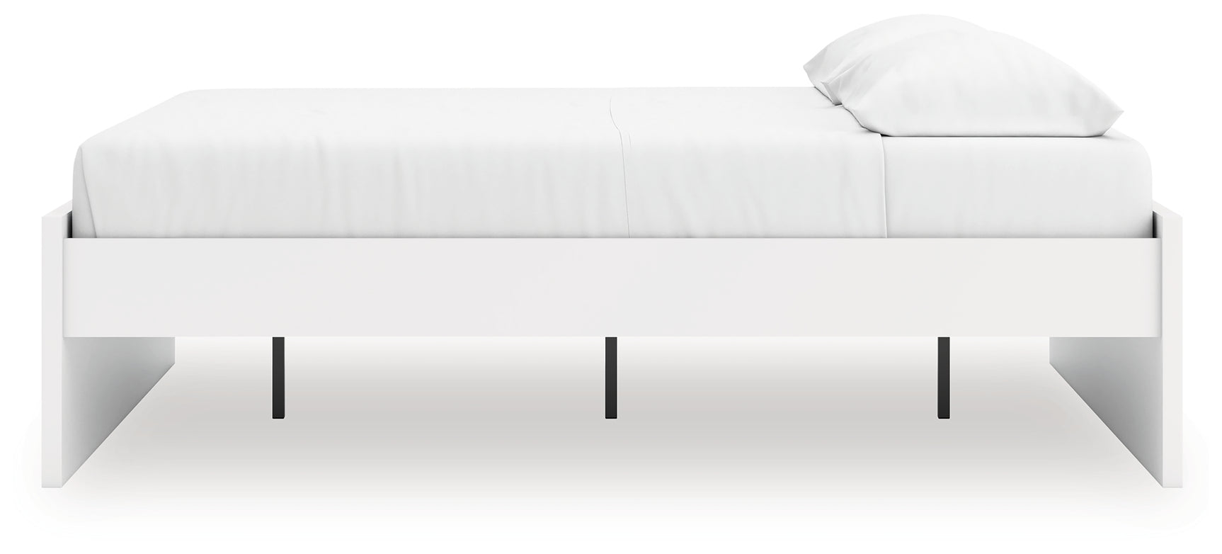 Onita White King Platform Bed
