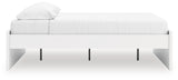 Onita White King Platform Bed
