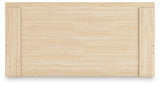 Onita Natural Queen Panel Platform Bed