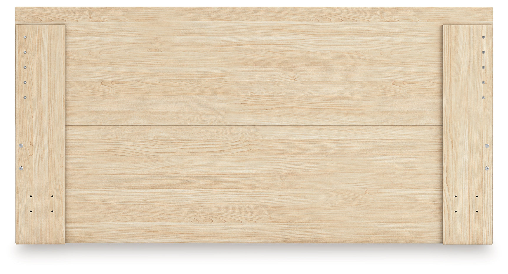 Onita Natural King Panel Platform Bed with Storage