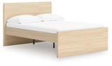 Onita Natural King Panel Platform Bed