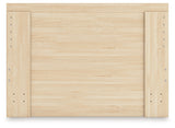 Onita Natural Full Panel Platform Bed