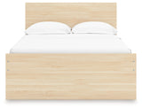 Onita Natural Full Panel Platform Bed
