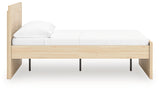 Onita Natural Full Panel Platform Bed