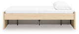 Onita Natural Queen Platform Bed with 2 Side Storage