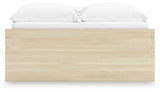 Onita Natural Full Platform Bed with 2 Side Storage
