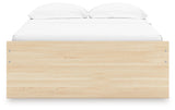Onita Natural Full Platform Bed with 2 Side Storage