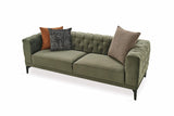 Dorian Green 3-Seater Sofa - Ella Furniture