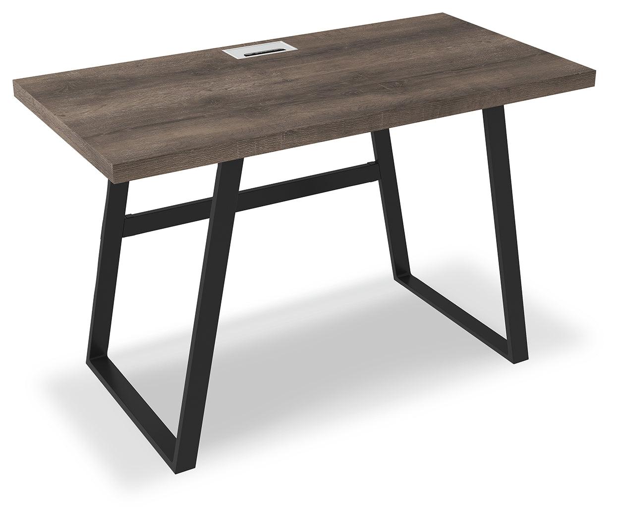 Arlenbry Gray 47" Home Office Desk - Ella Furniture