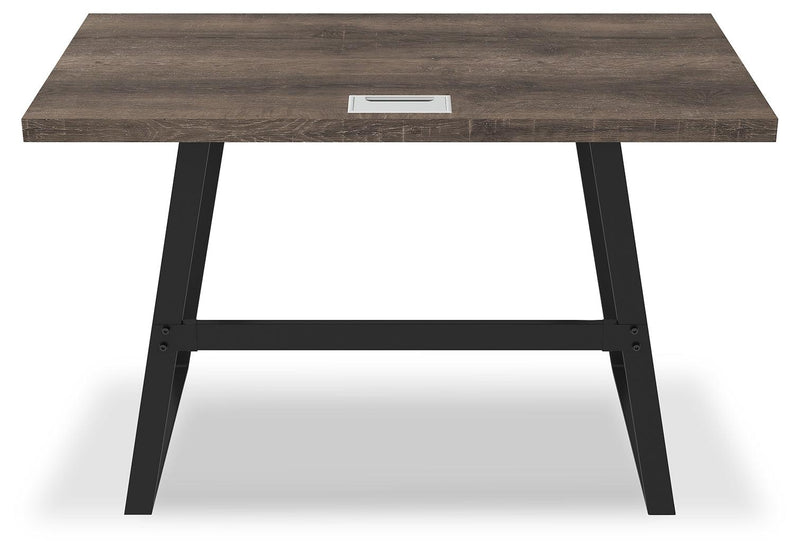 Arlenbry Gray 47" Home Office Desk - Ella Furniture