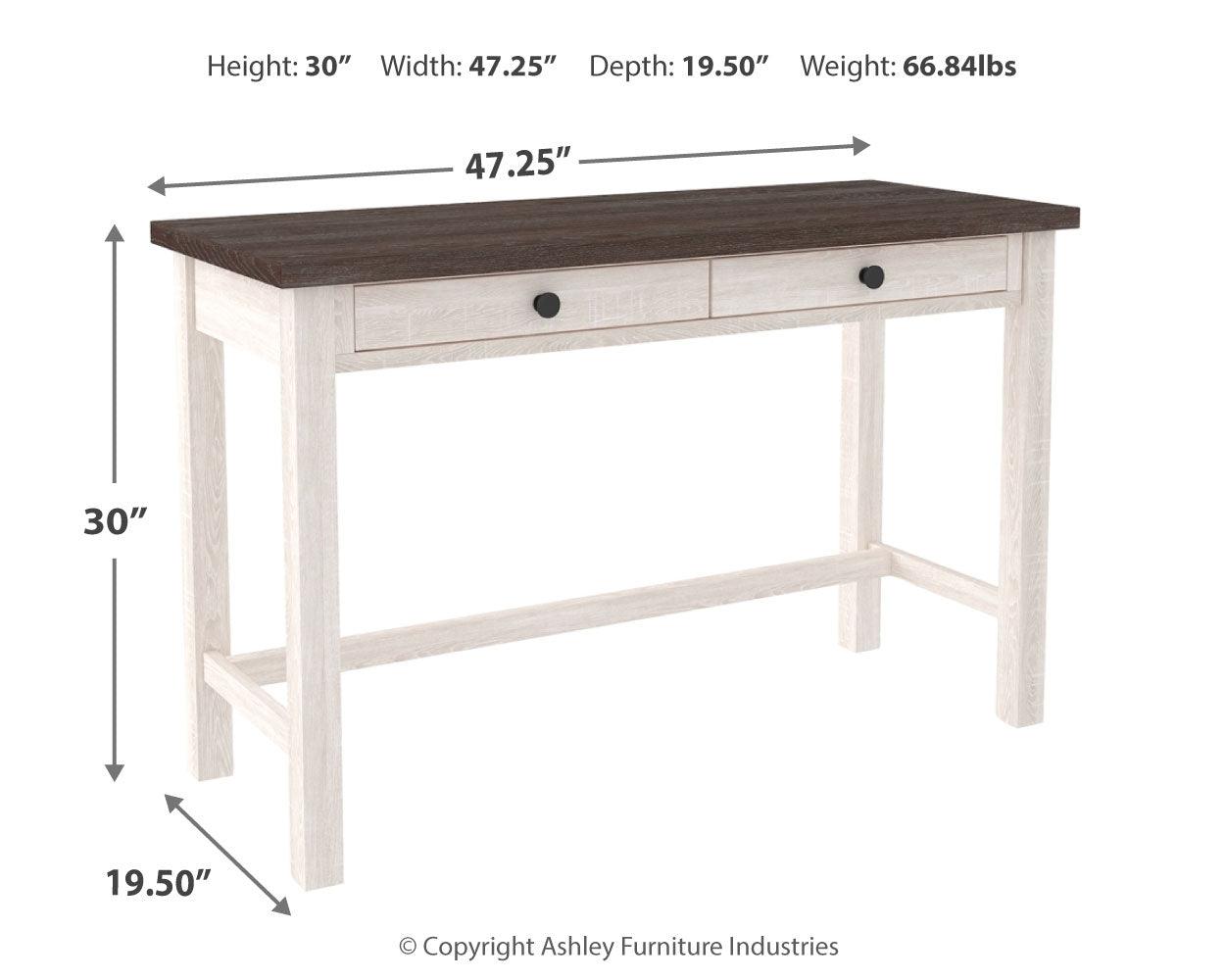 Dorrinson Two-tone 47" Home Office Desk H287-14 - Ella Furniture