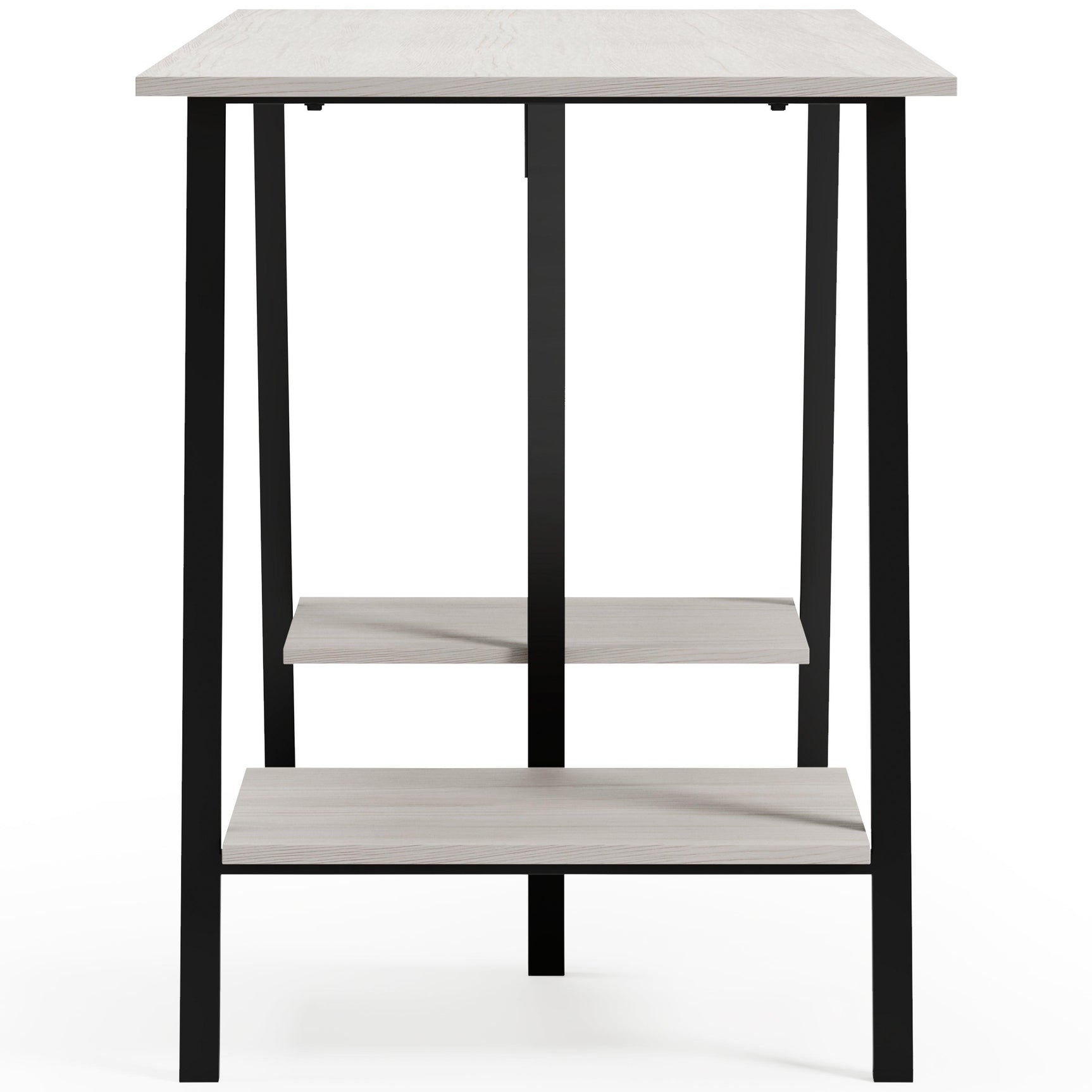 Bayflynn White/Black Home Office Desk H288-27 - Ella Furniture
