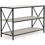 Bayflynn White/Black Bookcase H288-60 - Ella Furniture