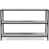 Bayflynn White/Black Bookcase H288-60 - Ella Furniture