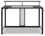 Lynxtyn Black 48" Home Office Desk H400-110 - Ella Furniture