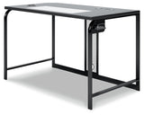 Lynxtyn Black 48" Home Office Desk H400-110 - Ella Furniture