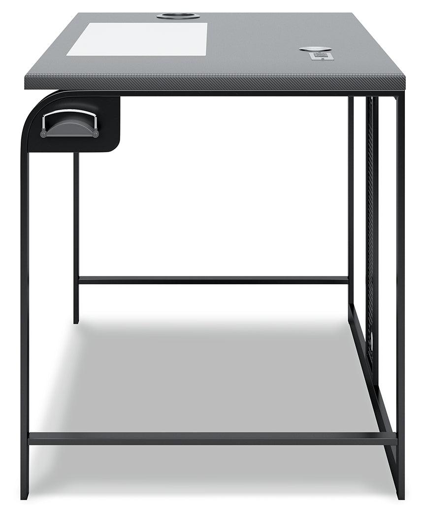 Lynxtyn Black 48" Home Office Desk H400-110 - Ella Furniture