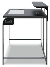 Lynxtyn Black 48" Home Office Desk H400-110 - Ella Furniture