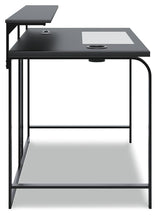 Lynxtyn Black 48" Home Office Desk H400-110 - Ella Furniture