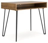 Strumford Brown/Black Home Office Desk H449-10 - Ella Furniture