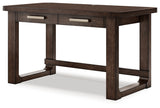 Breckington Dark Brown Home Office Desk with Chair