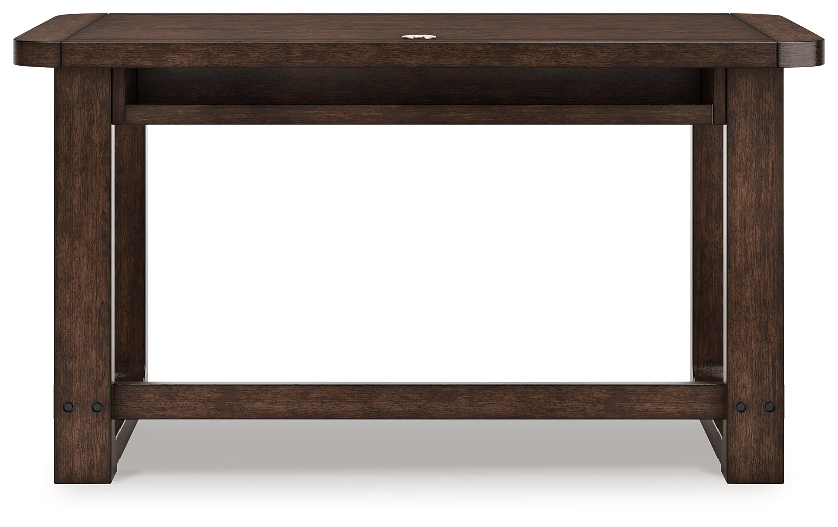Breckington Dark Brown Home Office Desk with Chair