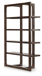 Breckington Dark Brown Home Office Desk with Chair and Storage