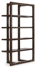 Breckington Dark Brown Home Office Desk with Chair and Storage