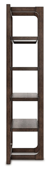 Breckington Dark Brown Home Office Desk with Chair and Storage