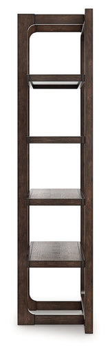 Breckington Dark Brown Home Office Desk with Chair and Storage