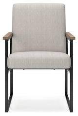 Montia Light Brown Home Office Desk with Chair and Storage