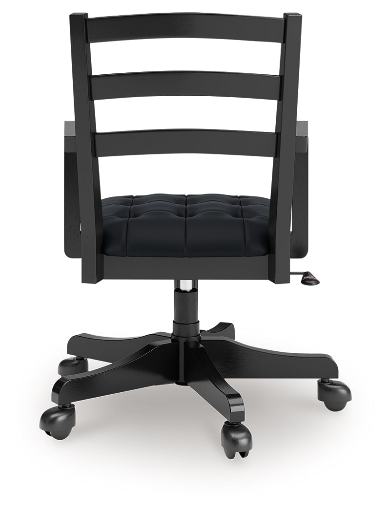 Wildenauer Black Home Office Desk Chair