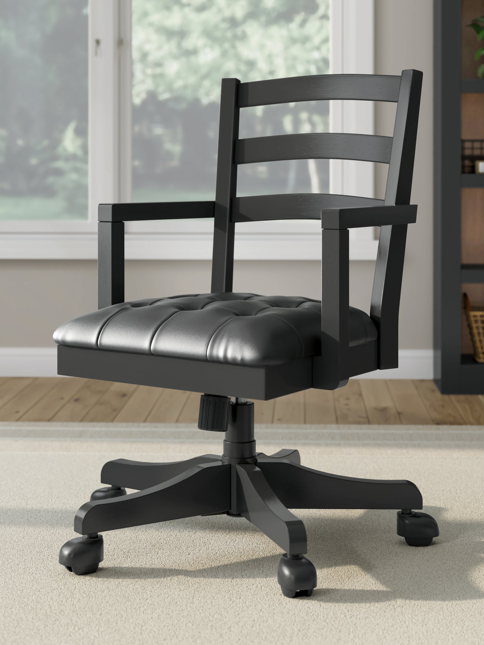 Wildenauer Black Home Office Desk Chair