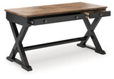 Wildenauer Brown/Black 60" Home Office Desk