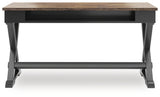 Wildenauer Brown/Black 60" Home Office Desk