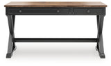 Wildenauer Brown/Black 60" Home Office Desk